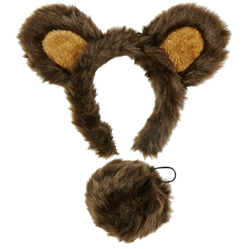 Sada medvěd ocas a uši